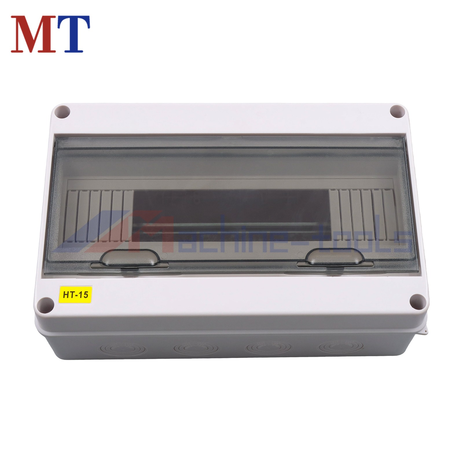 15 Way MCB Enclosure, IP65 Outdoor Rated, DIN Rail & Neutral Link