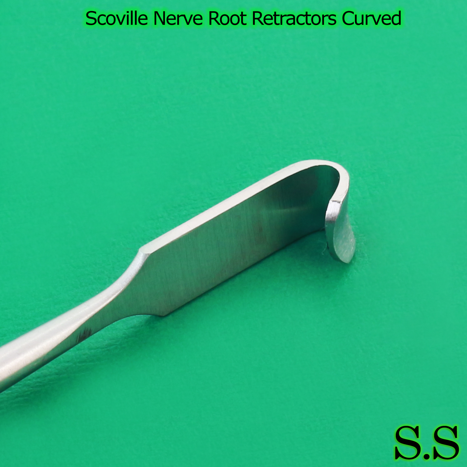Scoville Nerve Root Retractors Curved 11» 7mm Surgical Instruments