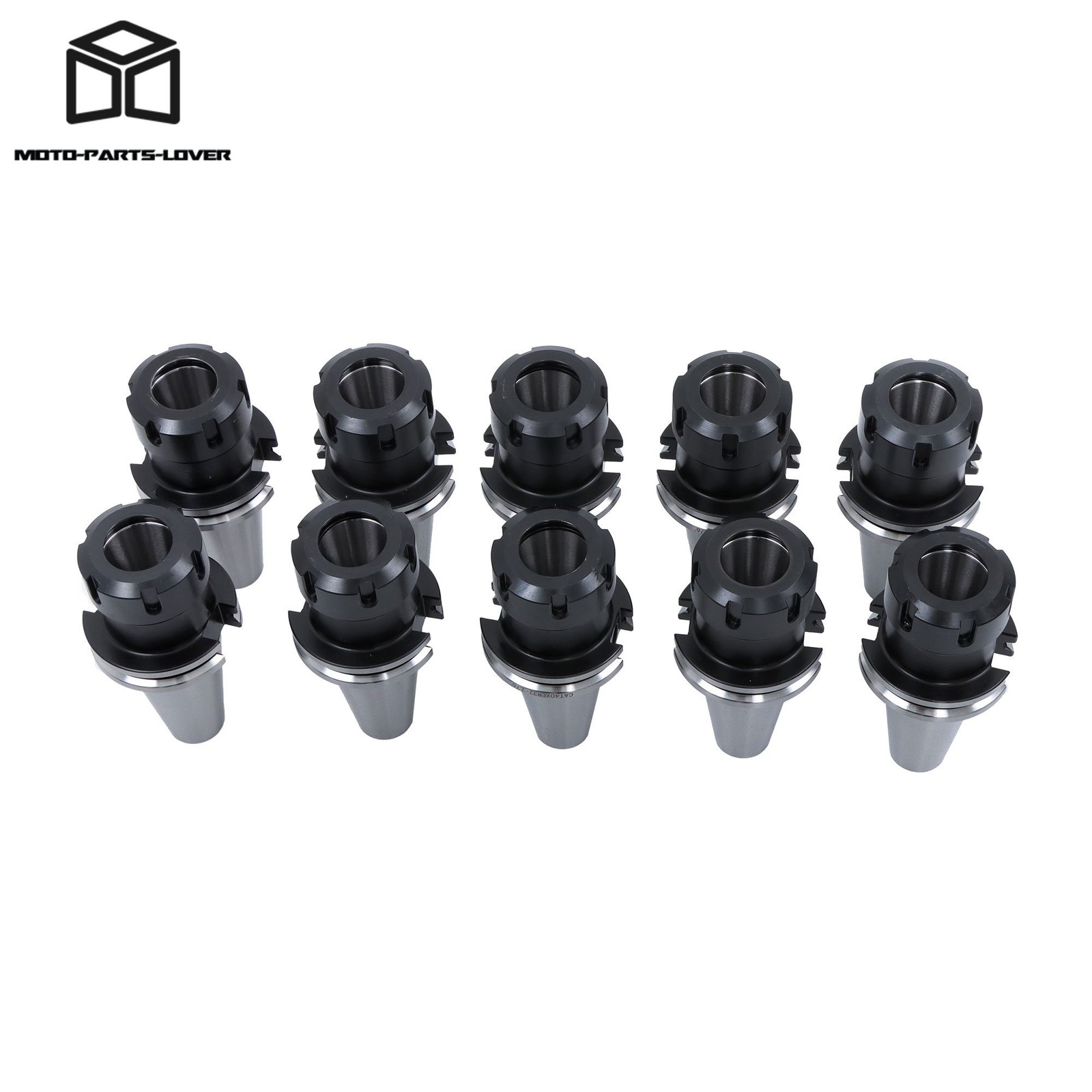 Precision CAT40 ER32 Chuck Set 10pcs 2.76″ 70mm CNC Mill Holder