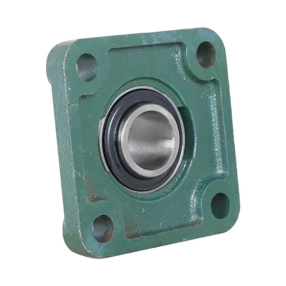 2 Pack UCF205-16 Solid Base Pillow Block Flange Mounted Bearing 4 Bolt 1″ Bore