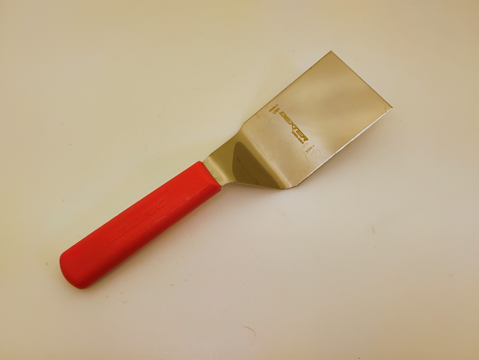 Dexter USA Set(2) 4X3 Spatulas Server Turners Grill Griddle S286-4 Stainless Red