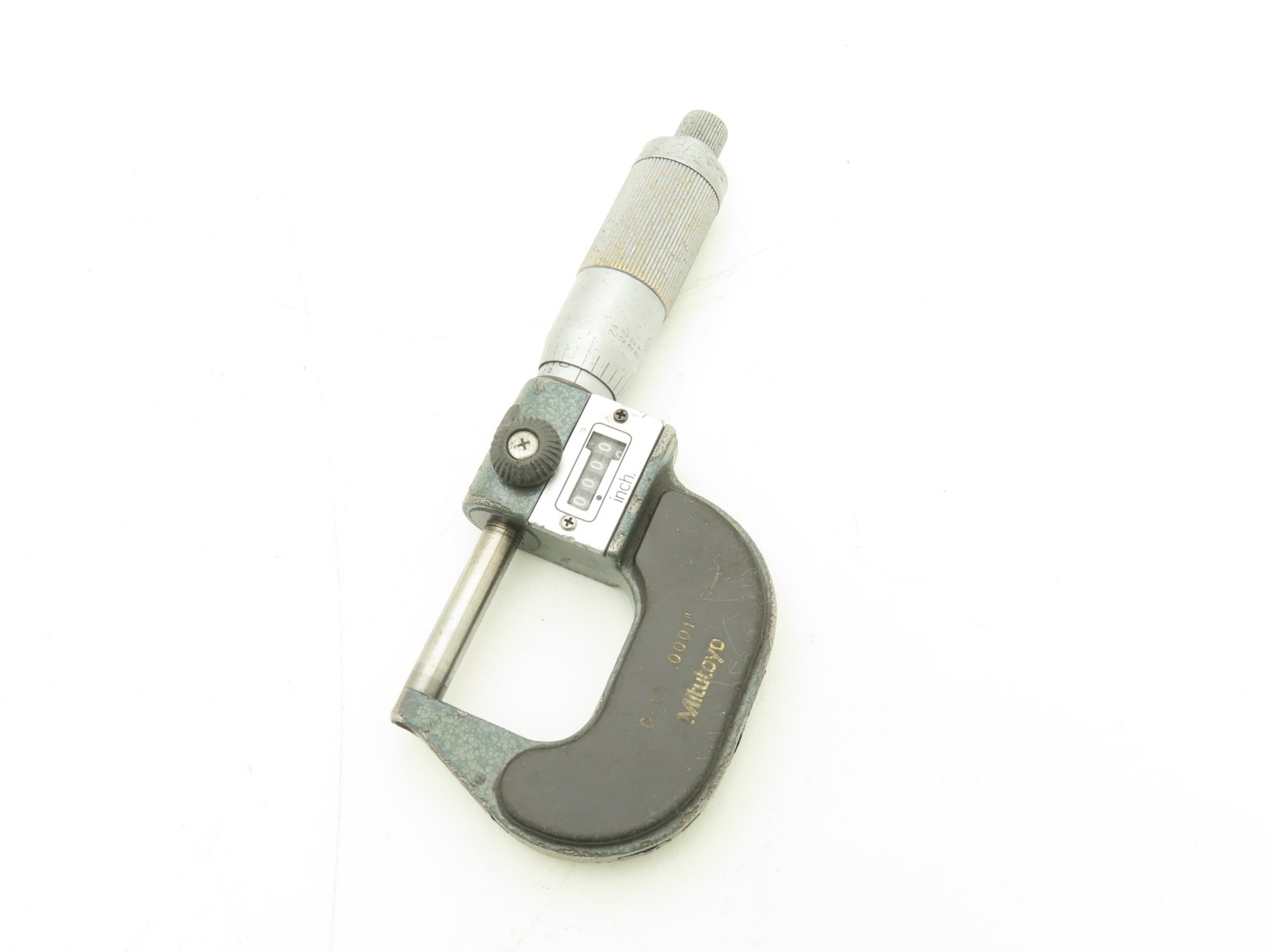 Mitutoyo 193-211 Mechanical Digit Counter Micrometer 0-1″ Range Blue LOT OF 2
