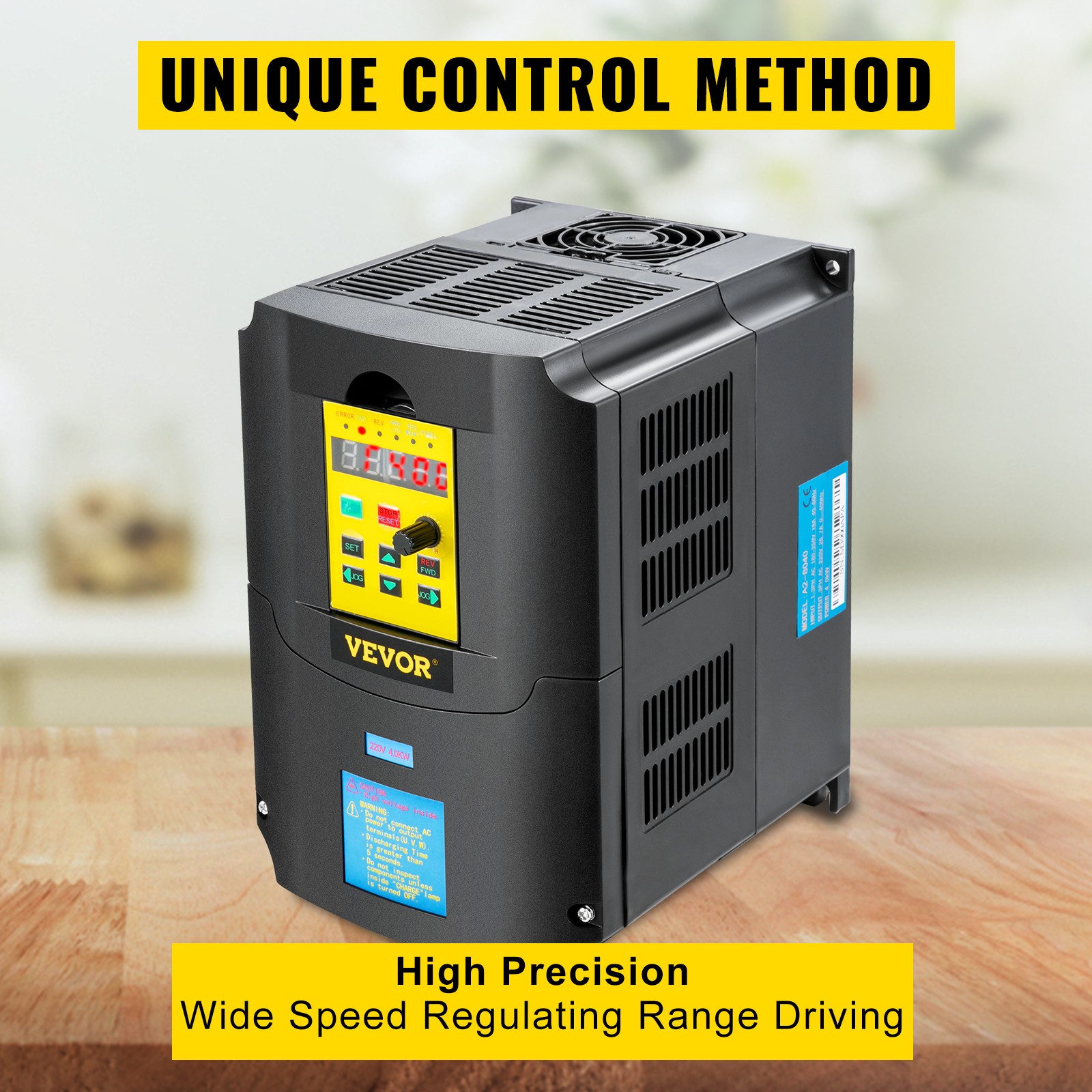VEVOR 4KW 220V 5HP RS485 Variable Frequency Drive Converter VFD Inverter+Cable