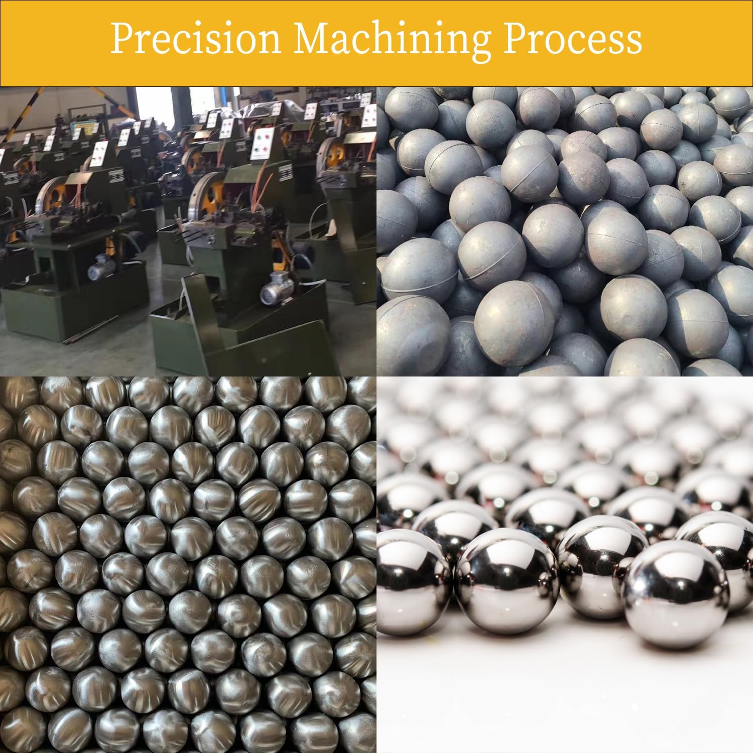 Two 2-1/2″ Inch Diameter Hardened Chrome Solid Steel Bearing Balls, Precision
