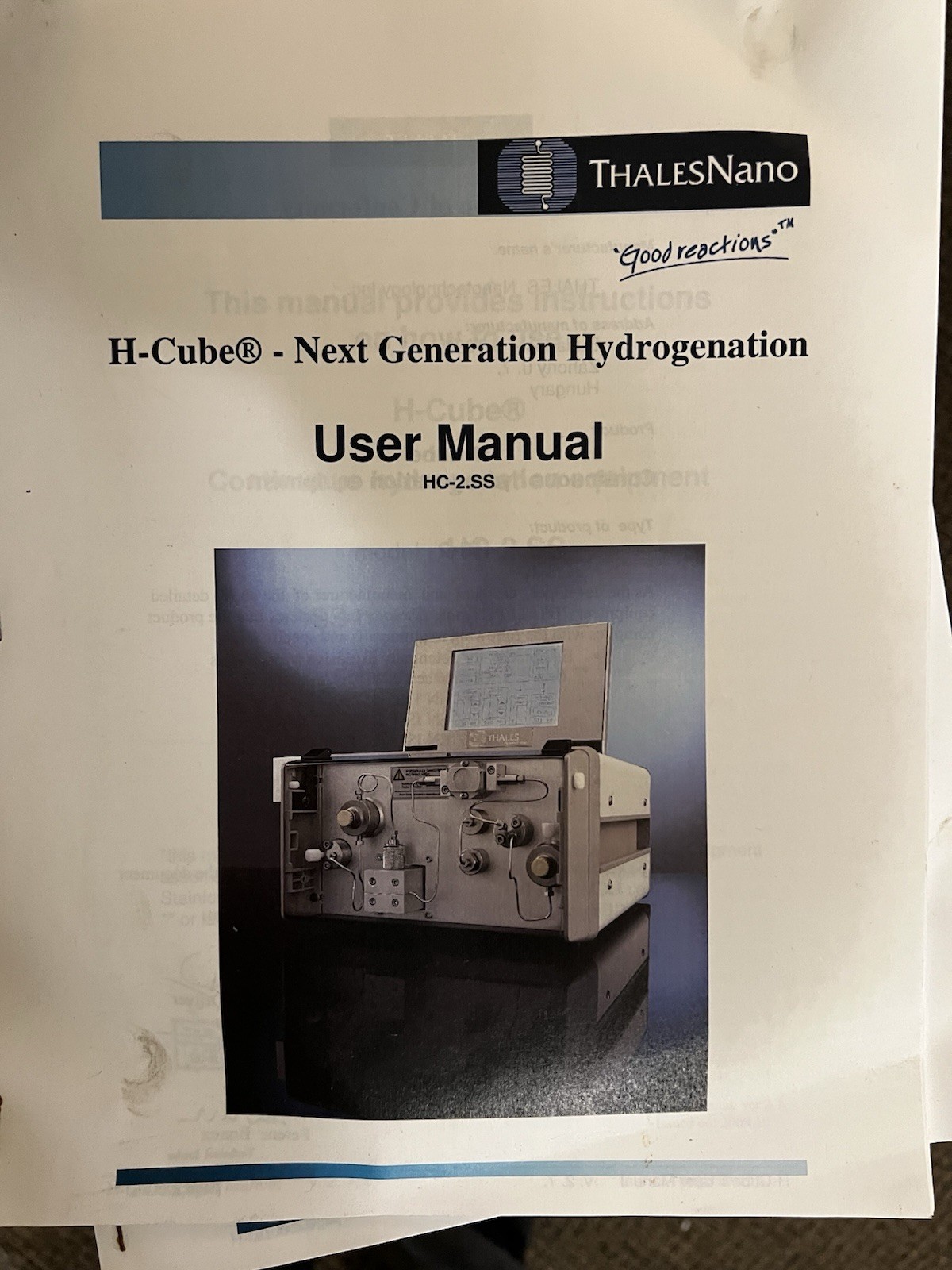 Thales Nano H-Cube High-Pressure Flow Reactor