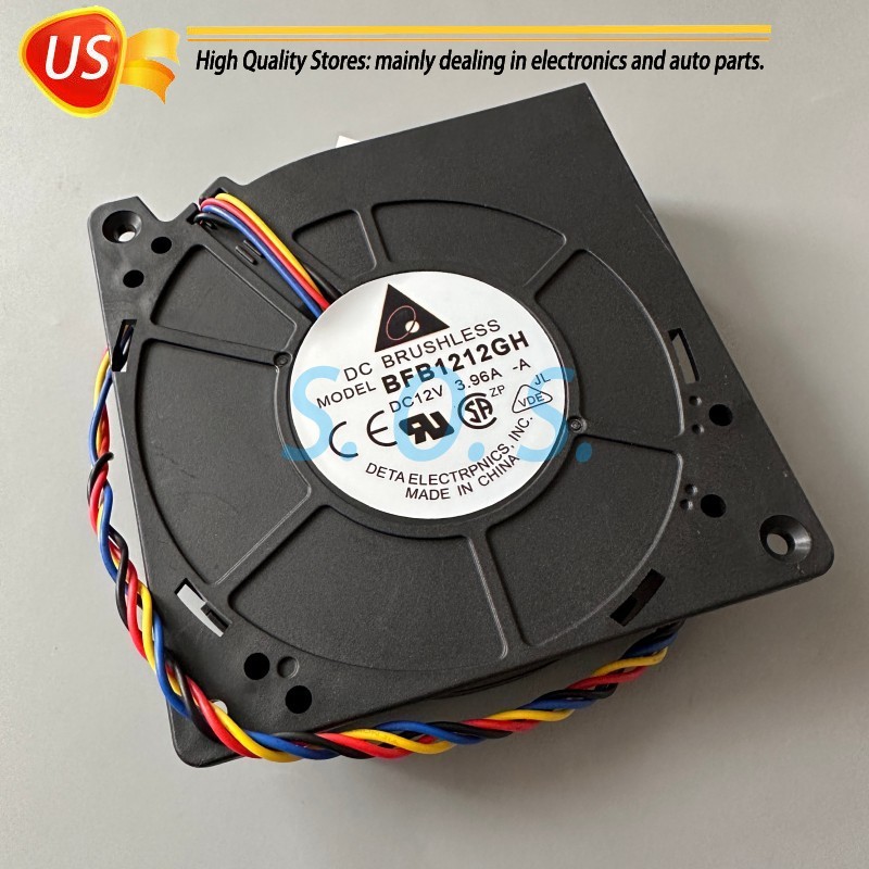 1PCS NEW For Delta BFB1212GH 12CM 12V 3.96A 4PIN cooling fan Fast delivery