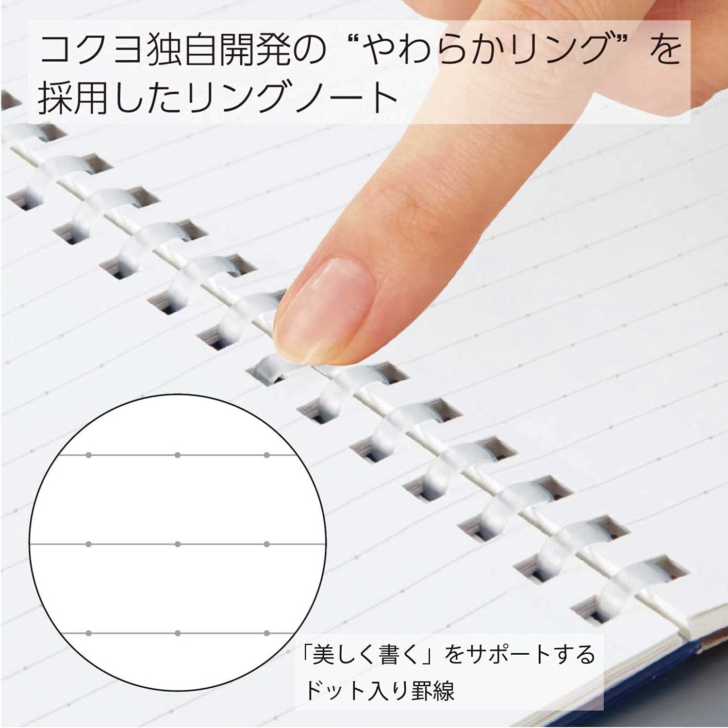 KOKUYO Spiral Lined Notebook, 7.2» x 5» Pastel Journal Office Product