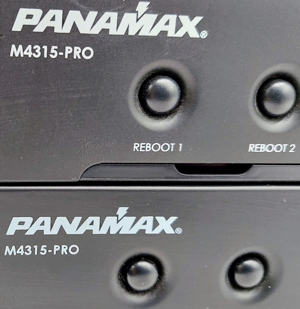 LOT OF 2 Panamax M4315-Pro Power Conditioner
