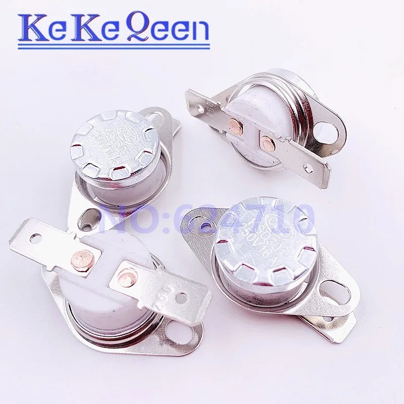 KSD301 Thermostat Temperature Switch 250V 16A Normally Closed Thermal Control