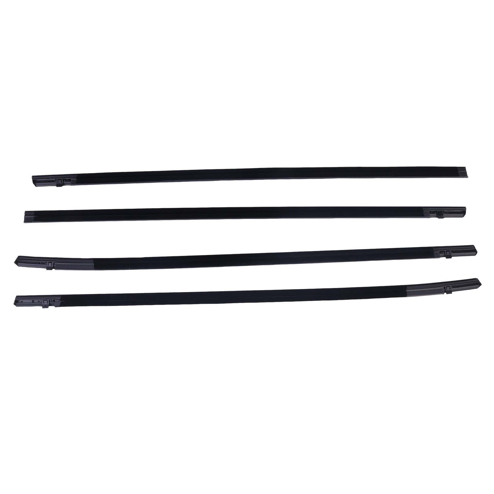 4Pcs For 2016-2021 Honda Civic Sedan Window Weatherstrip Moulding Seal Belt New