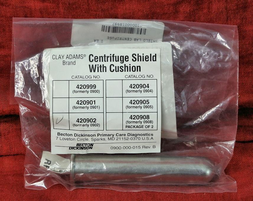 Becton Dickinson Clay Adams 420902 Centrifuge Shield w/ Cushion 0902 New
