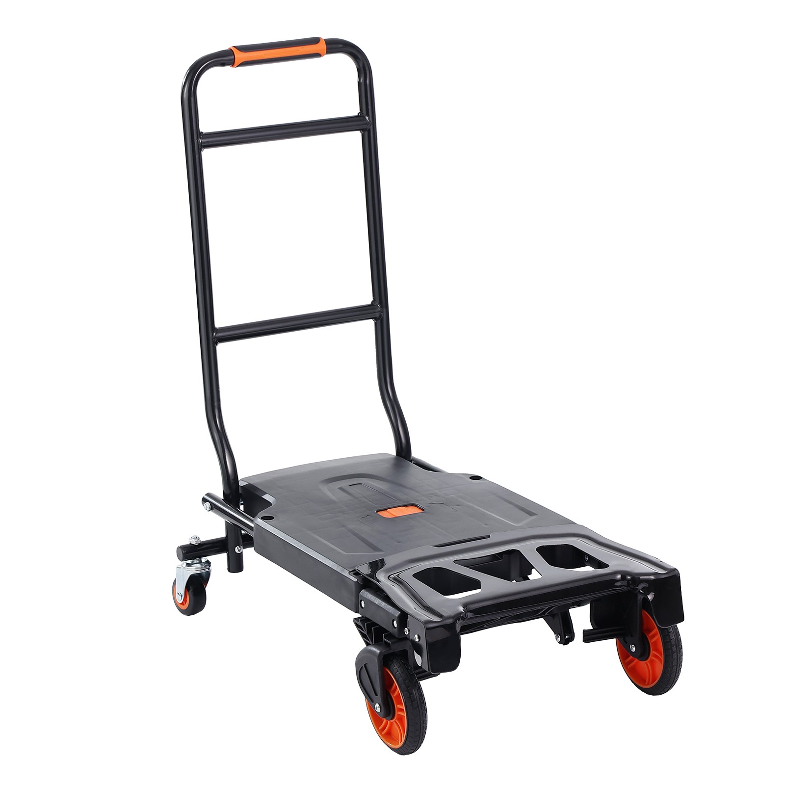 Aluminum Hand Truck 2 in 1 Folding Dolly Cart 300 lbs Capacity Heavy Duty