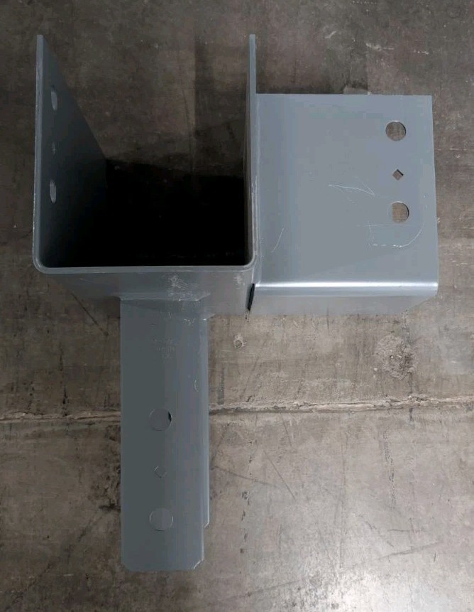 Simpson Strong-Tie ECCLR666 L-Shape End Column Cap 6x Post 6x Beams Skewed Right
