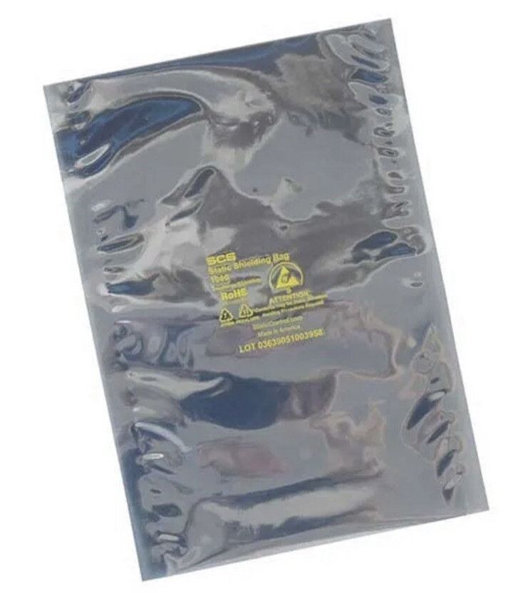 SCS 10056 1000 Series Metal-In Static Shielding Bags, 5 x 6″, 10 100pk 1000total