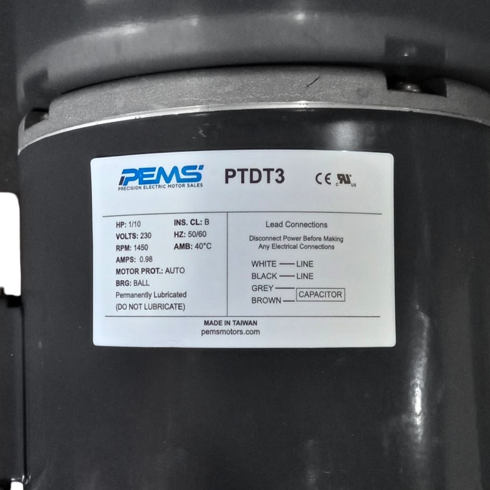 Centrifugal Blower Motor Replacement for Dayton 1TDT3 559 CFM 1450 RPM 230V