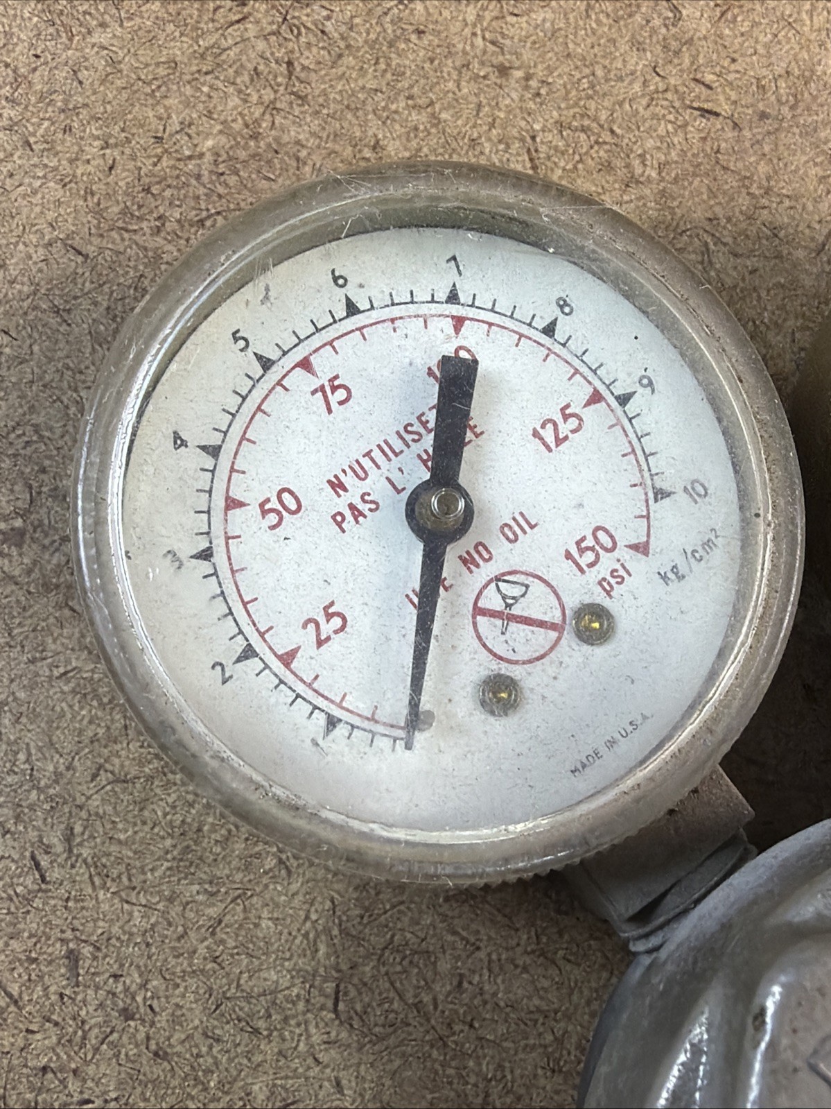 Smiths Oxygen & Acetylene Regulator H1710A-540 Used Welding Torch Gauge GUC!