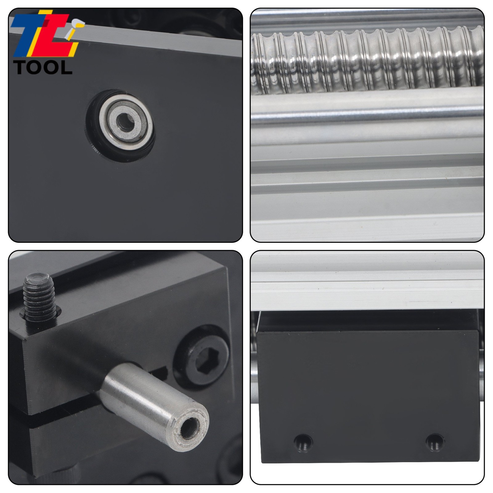 CNC 100mm Cross Slide Linear Rail Module Ballscrew SFU1605 Motion Stage