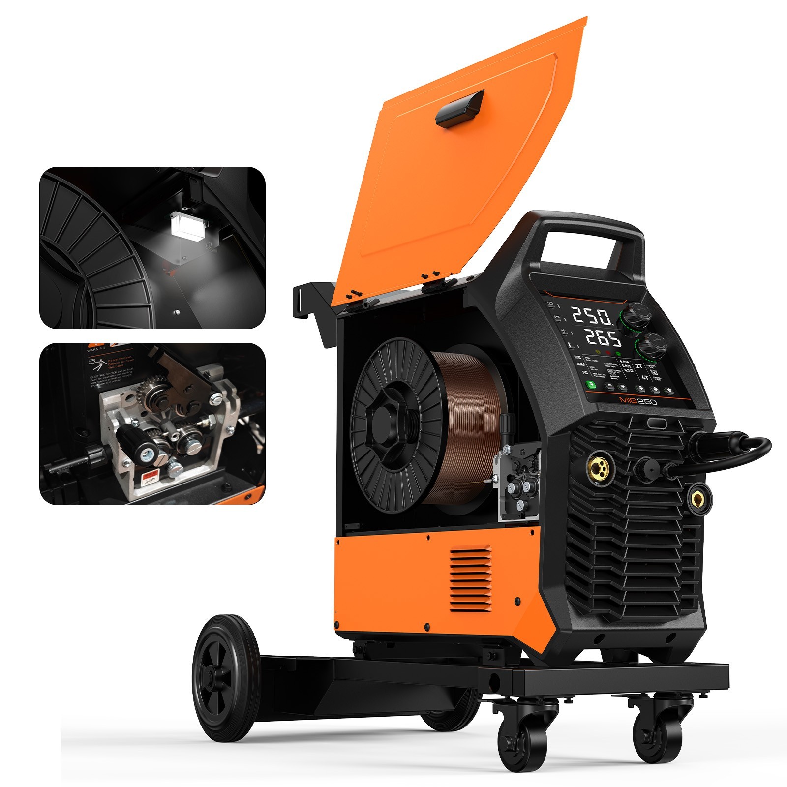 JASIC MIG Welder + Plasma Cutter PFC Welding/Cutting Machine for 95-265V Voltage