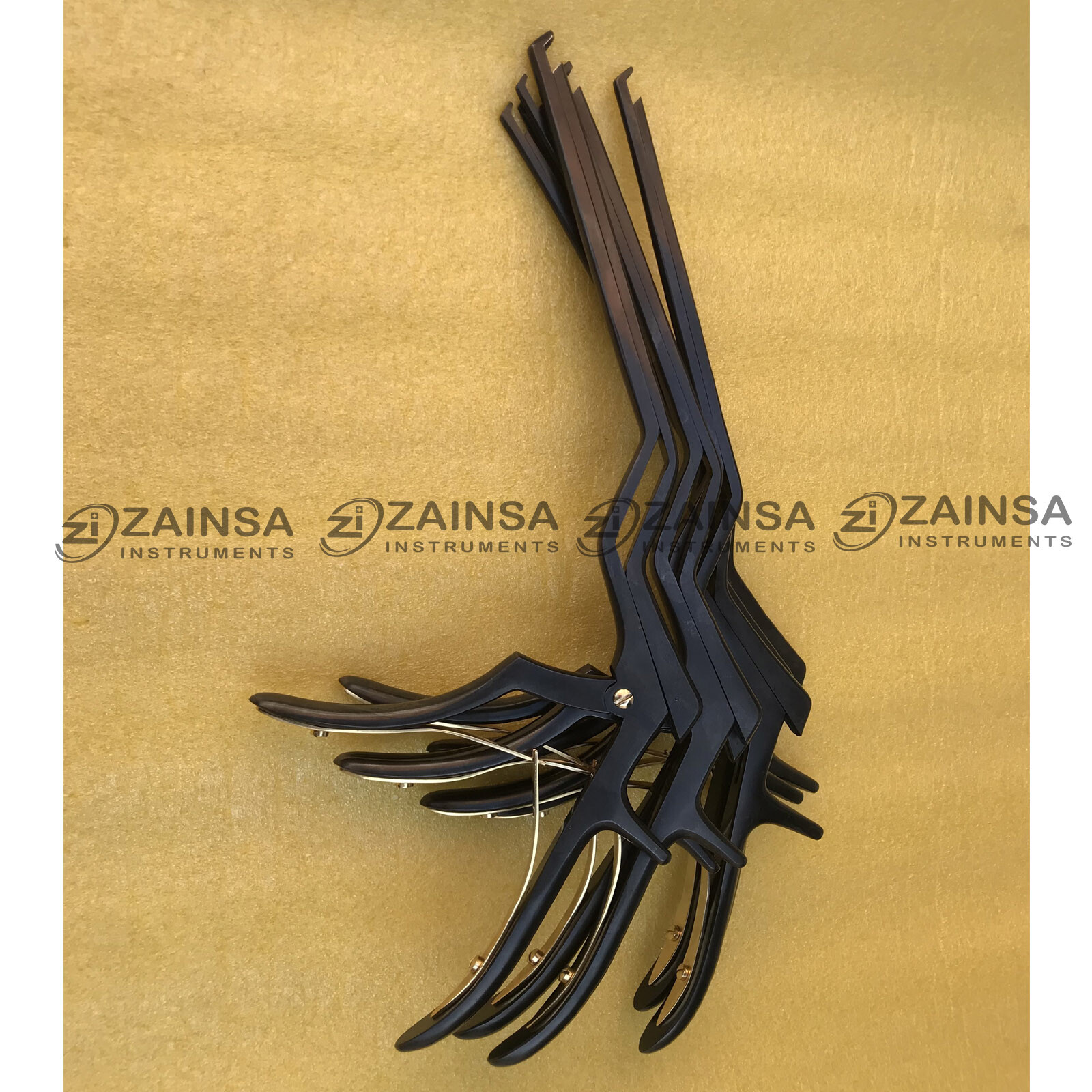 Kerrison Bayonet Bone Spine Rongeur, German Orthopedic Instruments Set of 6 PCs