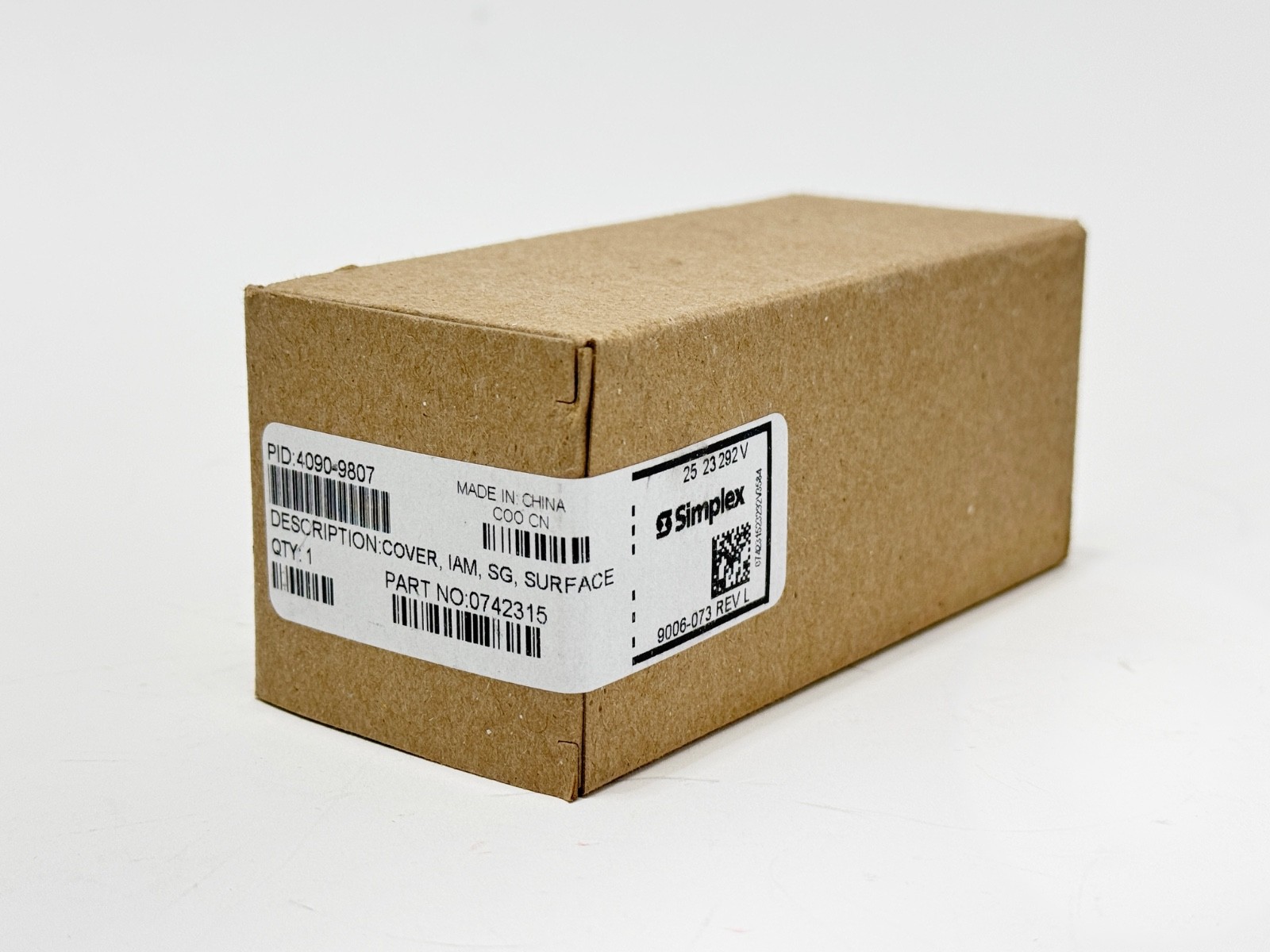 NEW SIMPLEX 4090-9807 COVER, IAM, SG, SURFACE 0742315