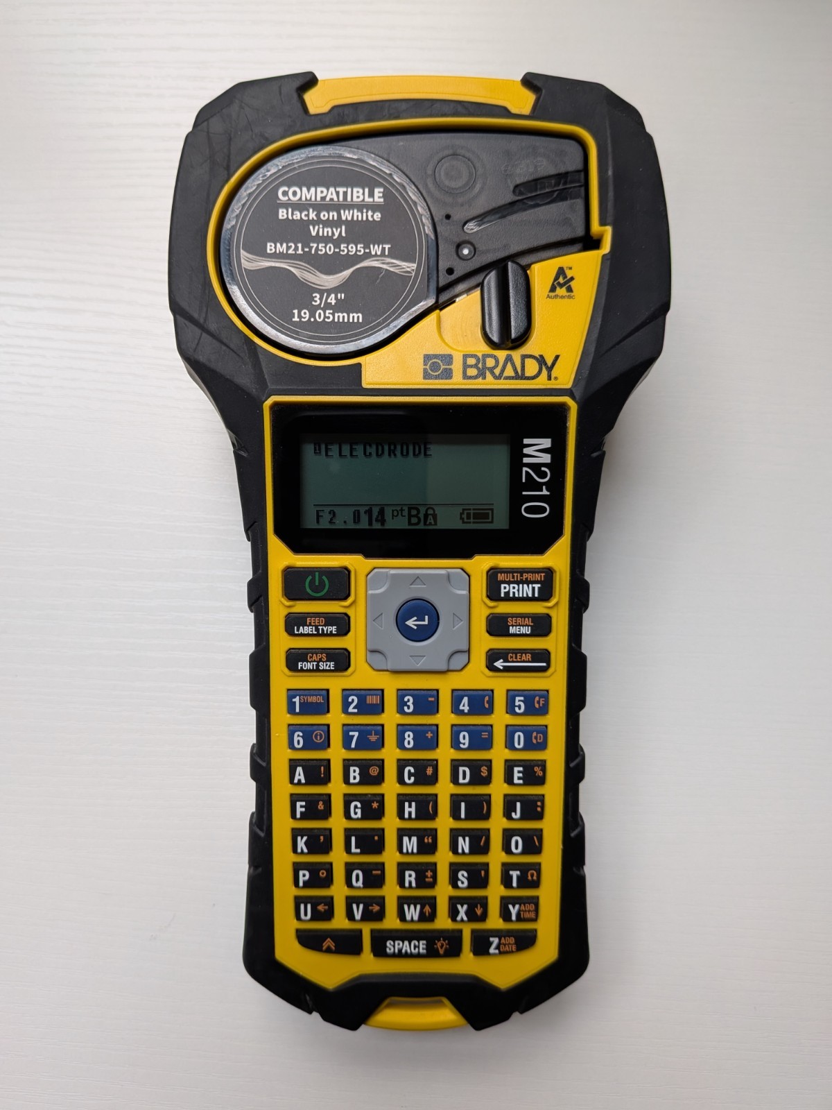 Brady M210 Handheld Label Maker – PRINTER ONLY