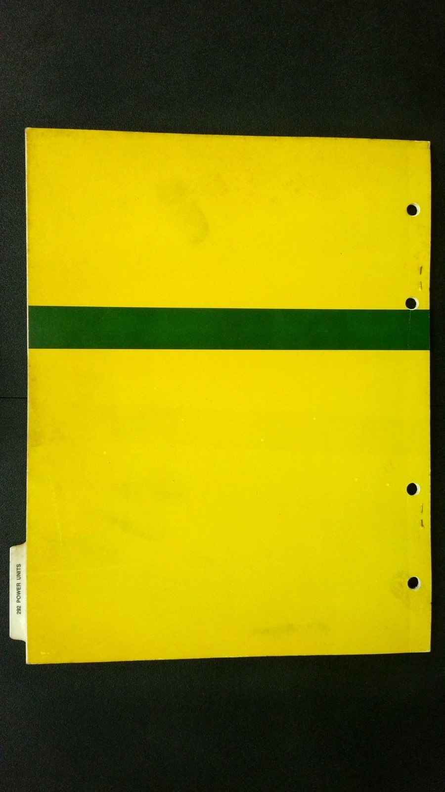 John Deere 292 Series Power Units Parts Catalog Manual PC-1168