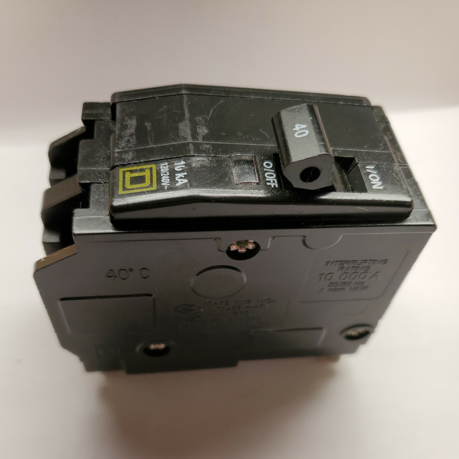 Square D QO240CP Circuit Breaker – 40 A, 2 Pole, 120/240 VAC