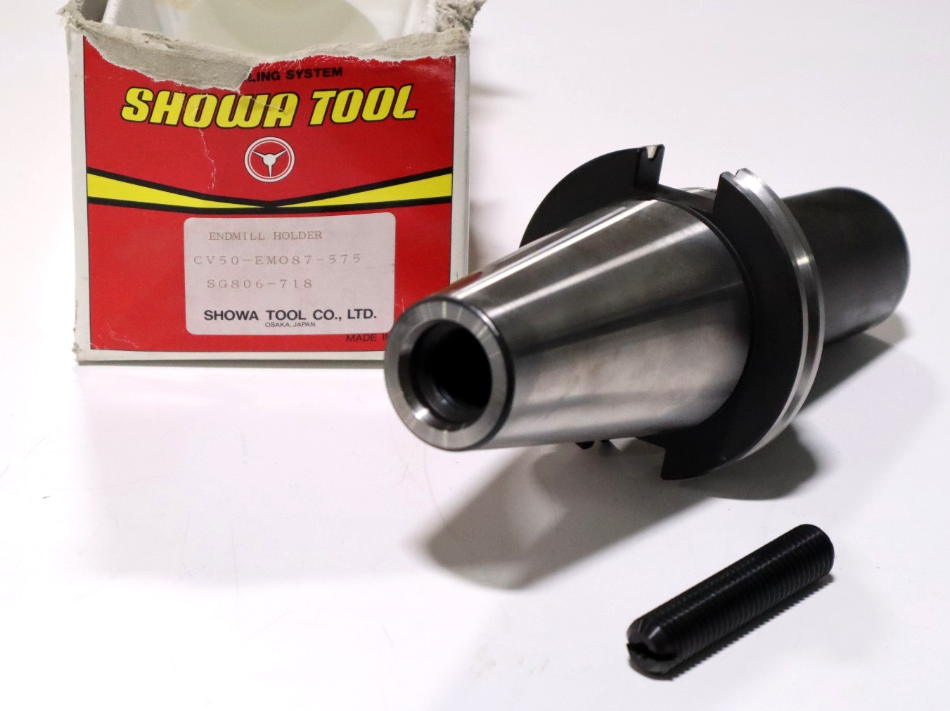 SHOWA, CAT 50 7/8″ END MILL HOLDER, 5.75″ GAGE A012