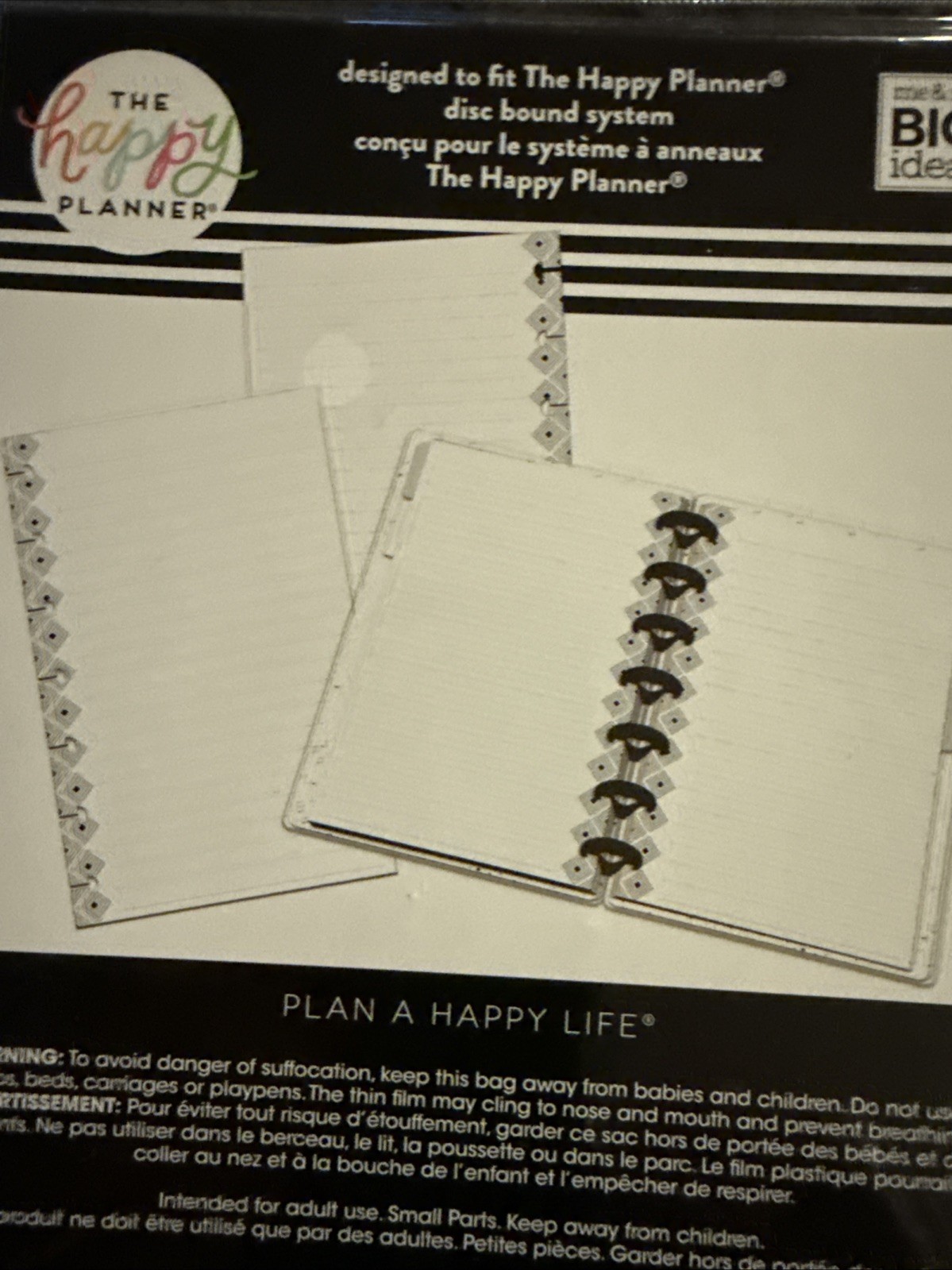 The Happy Planner – Everyday Filler Paper – 40 Sheets Per Pack (4.625 x 7)