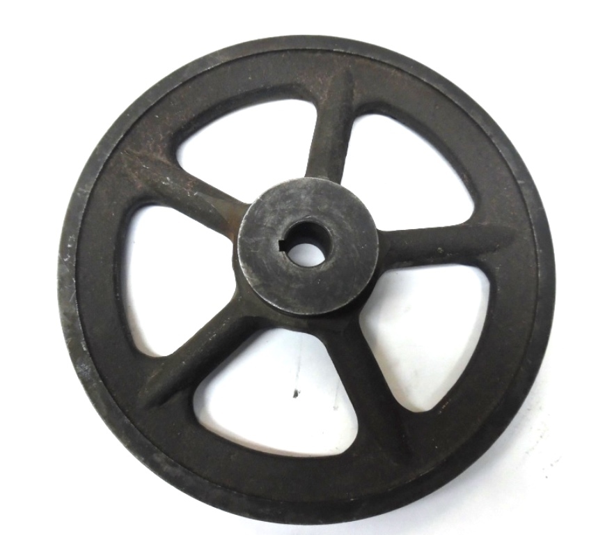 UNKNOWN BRAND PULLEY, SHEAVE, 1 GROOVE, 8 3/4″ OAD, 2 1/4″ OAD BUSHING, 3/4″ ID