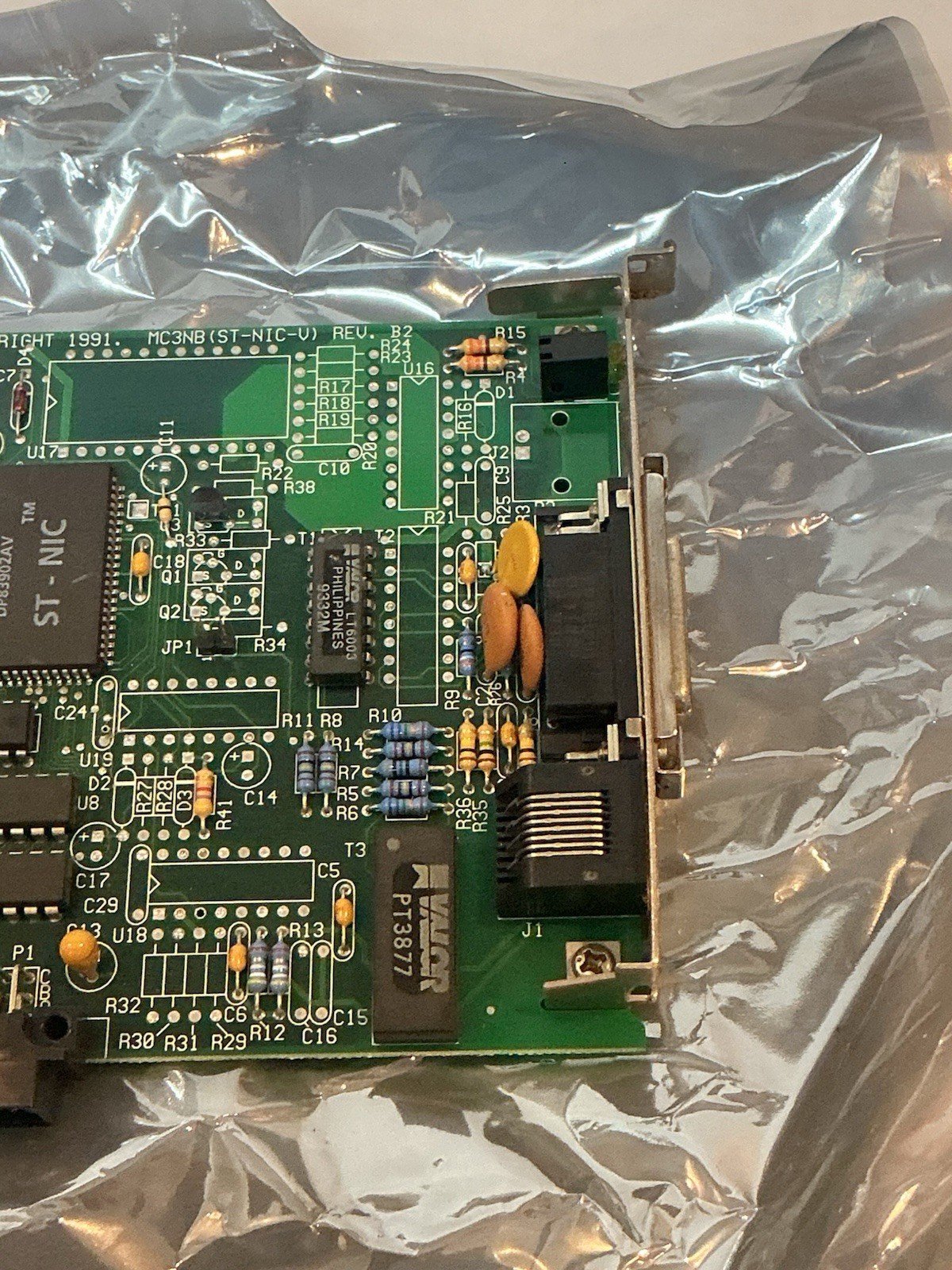 Asante Technologies MC3NB (ST-NIC-V) Macintosh NuBUS Card