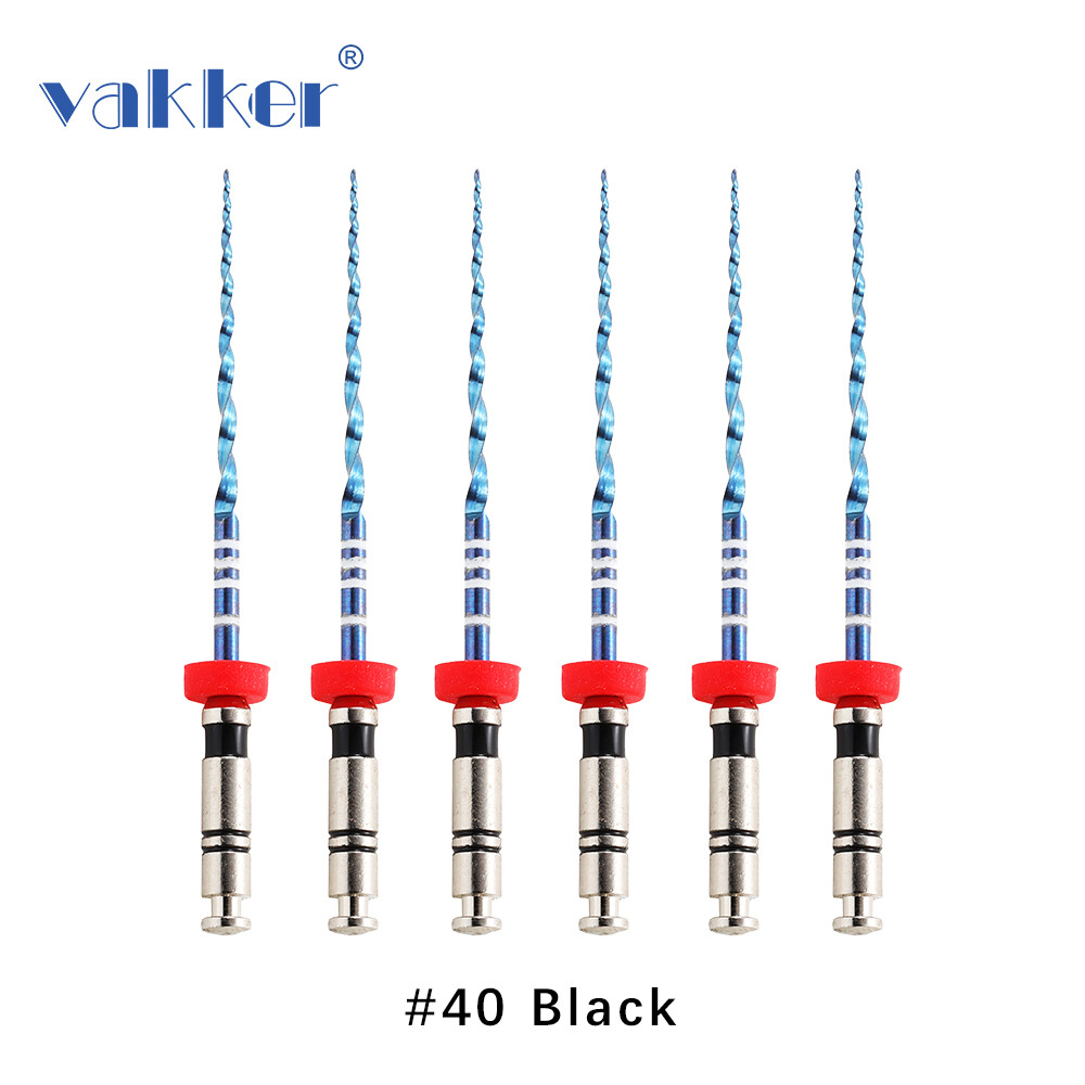 V Blue Dental NiTi Rotary Endo Files Heat Activated Endodontic Files #15-#60