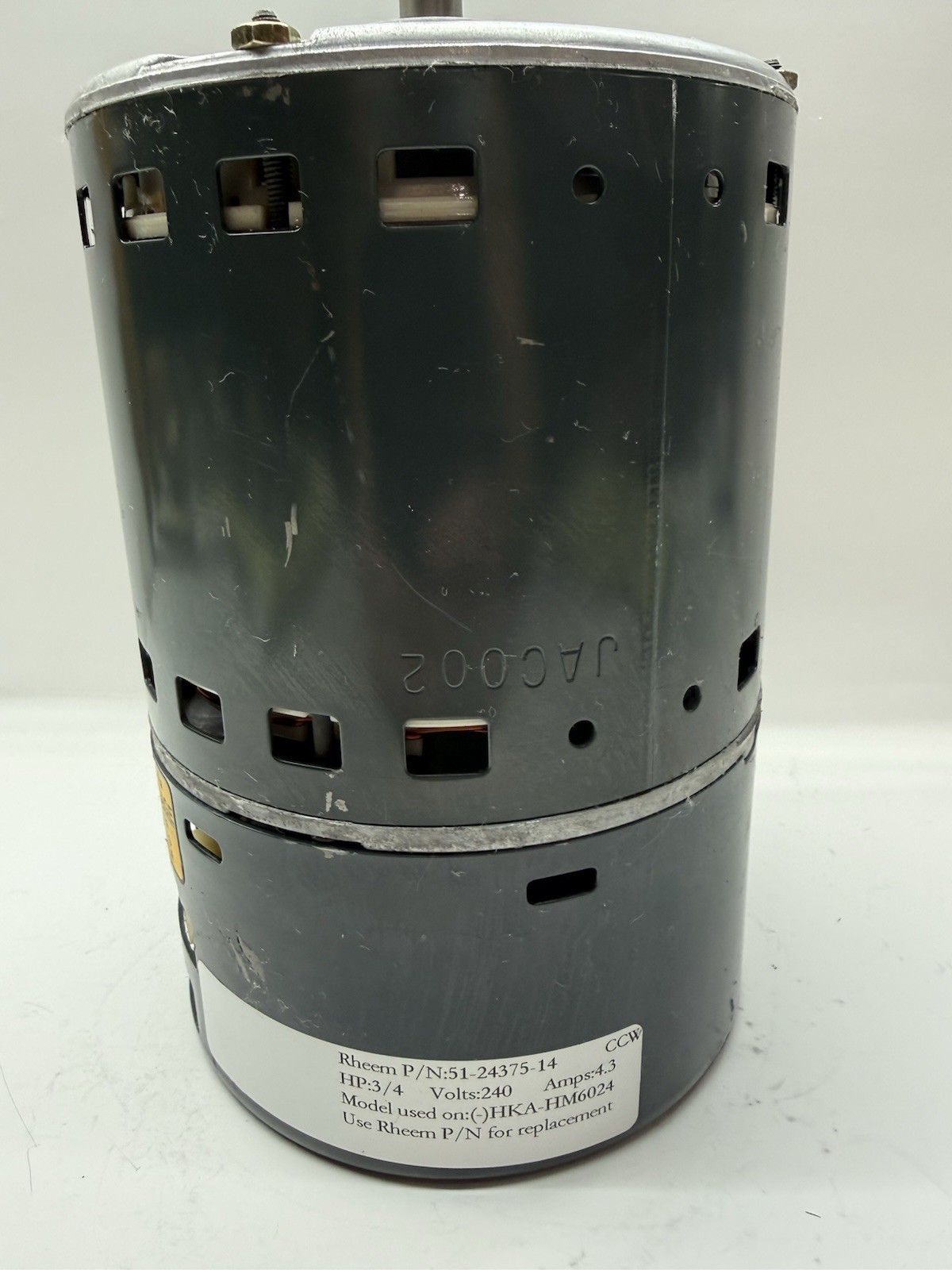 GE Genteq ECM 5SME39SL0615 3/4HP Blower Motor 51-24375-14 CCW DG02 51-24375-00