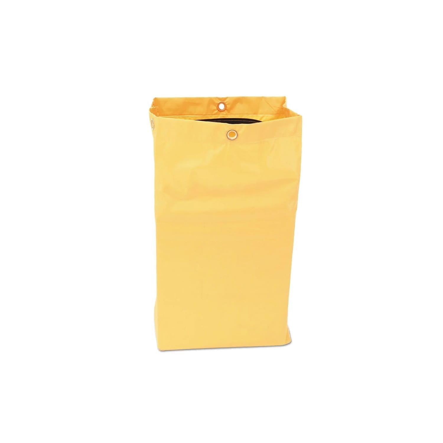 24 Gallon Yellow Utility Cart Waste Bag for Rubbermaid Janitorial Carts