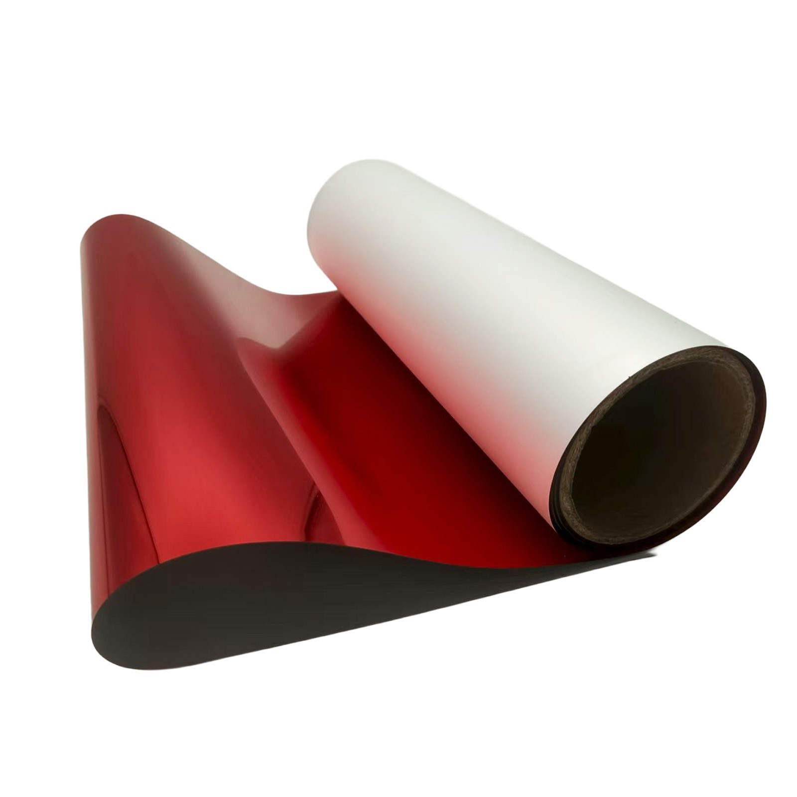 13in x 32.8ft DTF Metallic Film Roll Cherry Red Cold Peel DTF Film