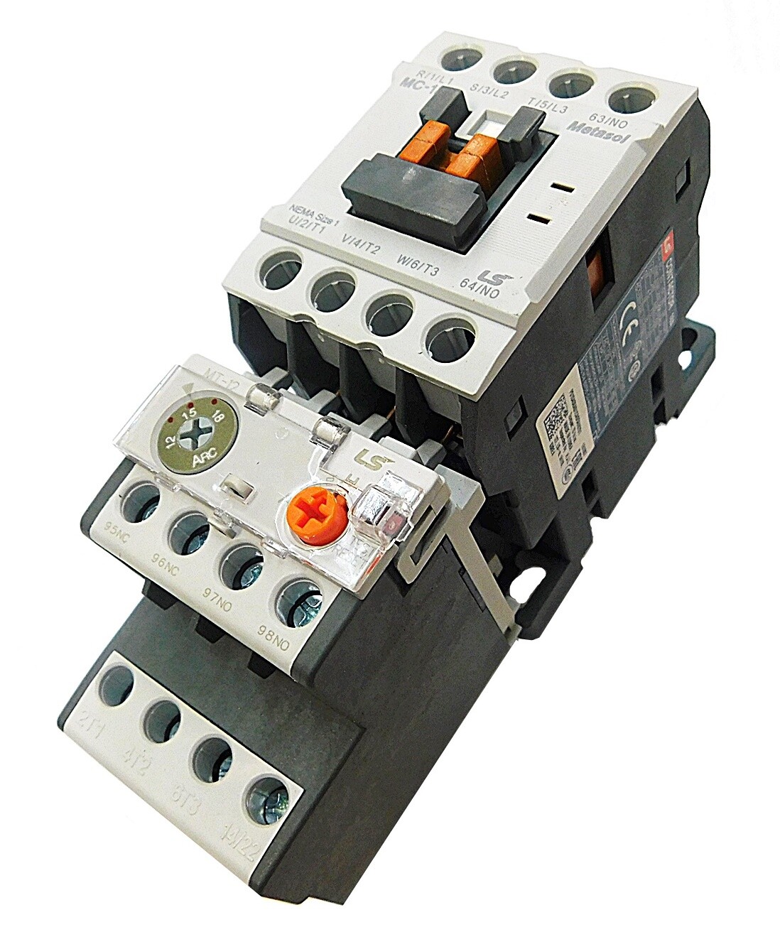 Motor Starter LSis 10 HP @ 480V 12-18 Amp Overload 120 Volt Coil Nema Size 1