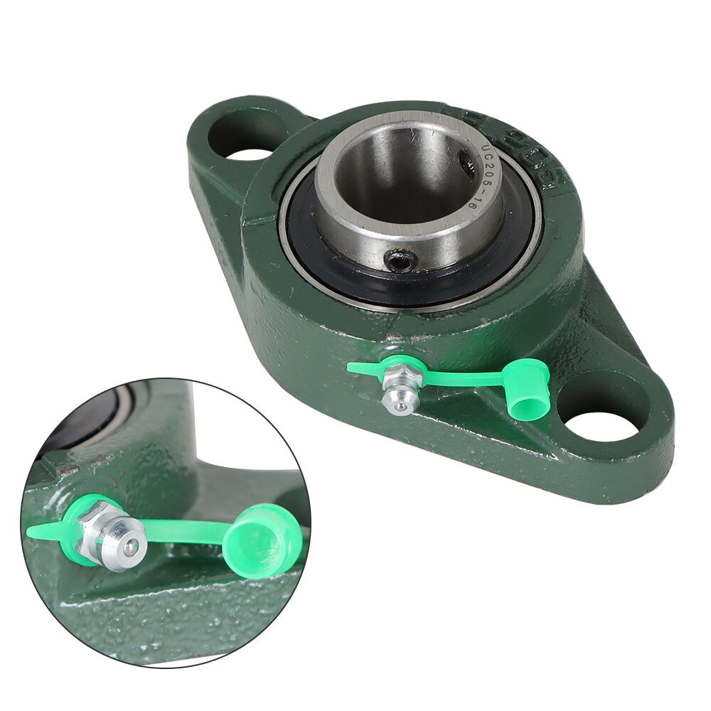 10 pcs UCFL205-16 Pillow Block Flange Bearing 1″ Bore 2 Bolt Solid Base