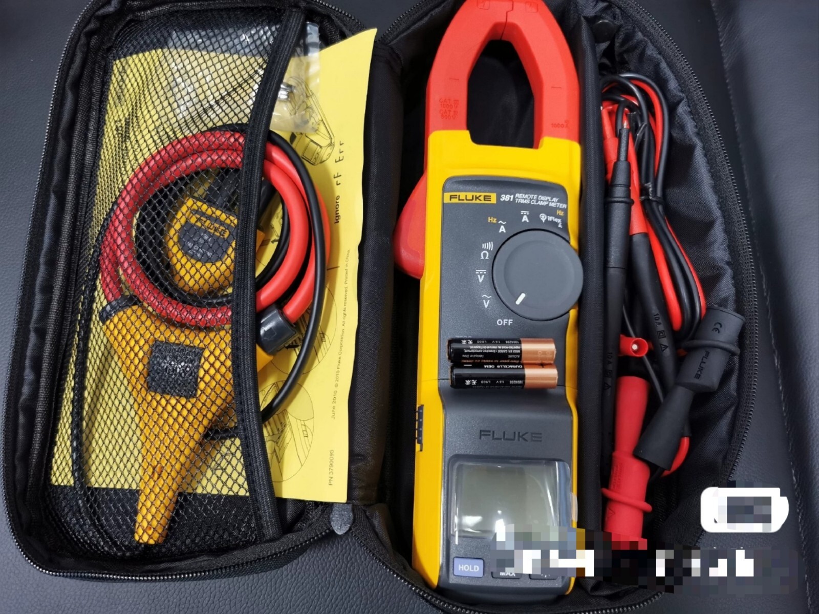 Fluke 381 Remote Display True RMS AC/DC Clamp Meter with iFlex NEW