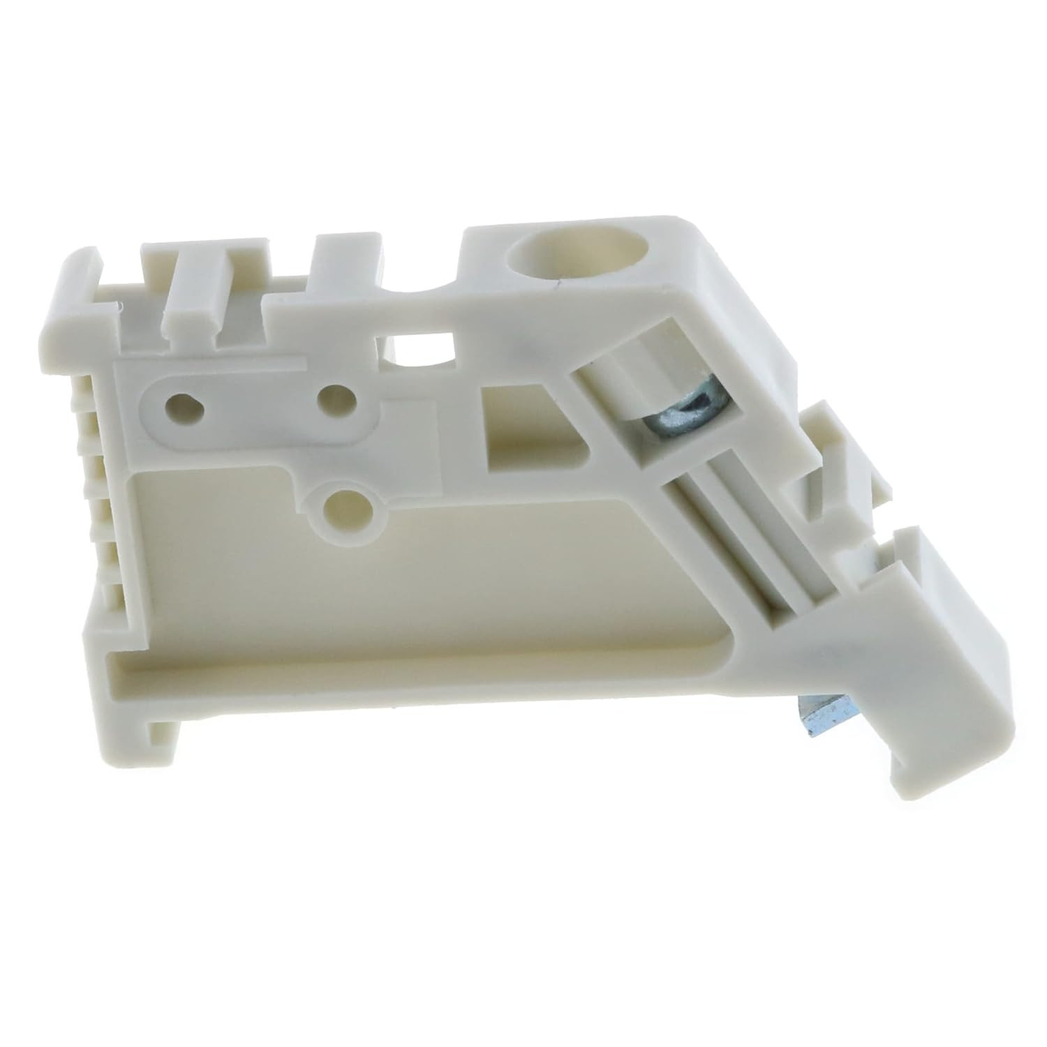 20PCS DIN Rail End Clamps EW35 White 35mm Terminal Block Stoppers End Stops