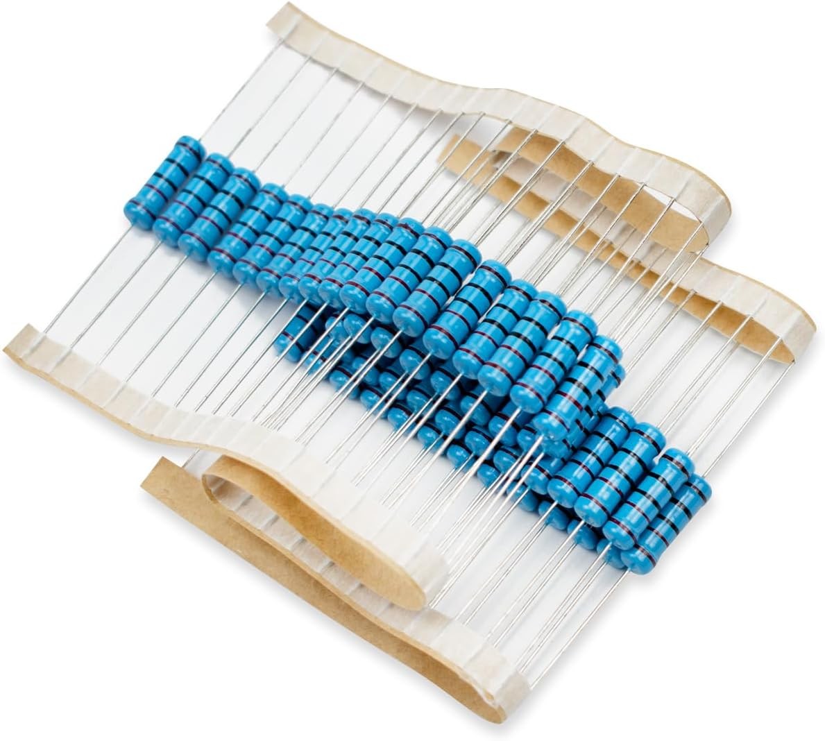 50 Pcs 2 Watt 1 Percent 220 Ohm Metal Film Resistor Resistance D Color: 50 pcs