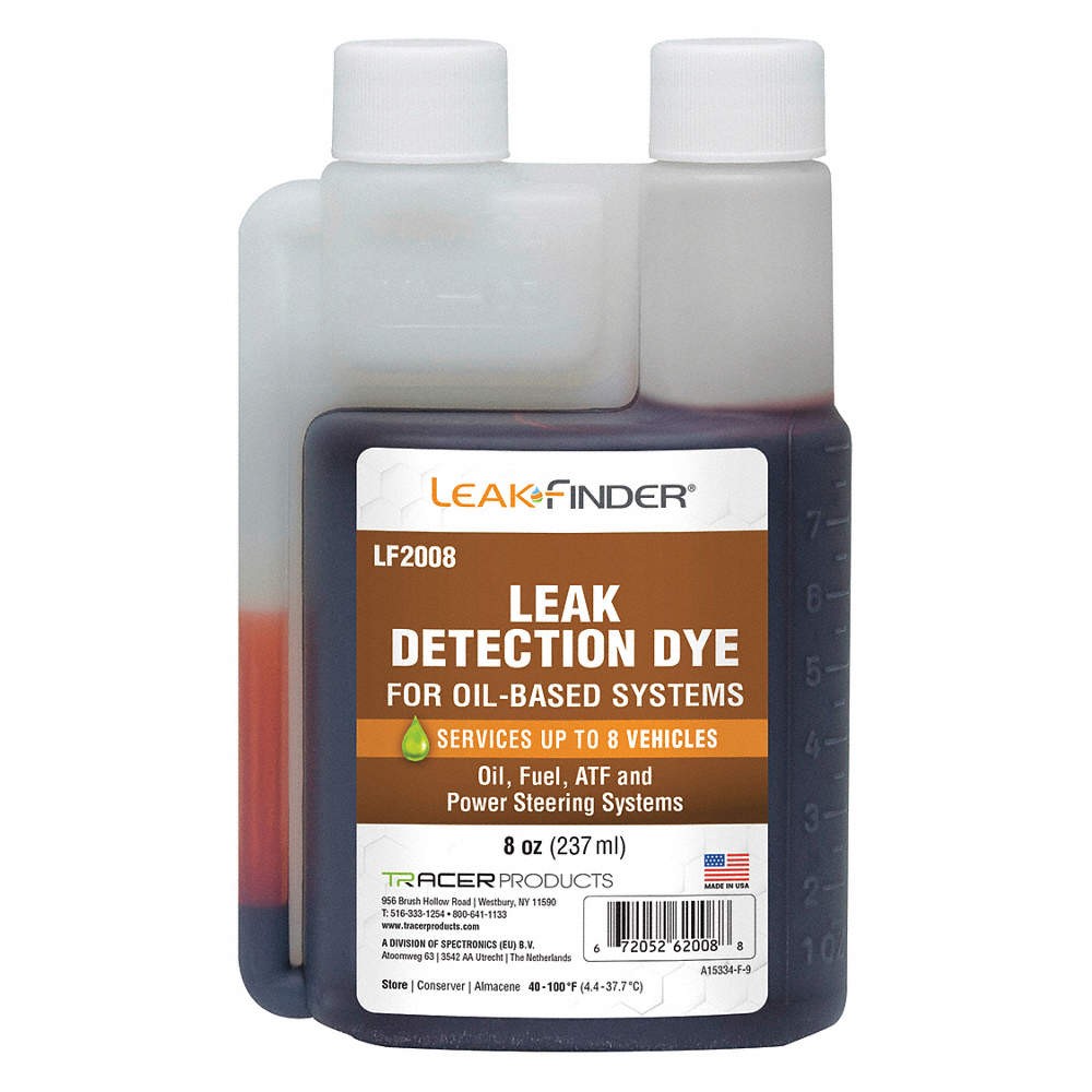 LEAKFINDER UV Leak Detection Dye,8 oz. Size 55NP25