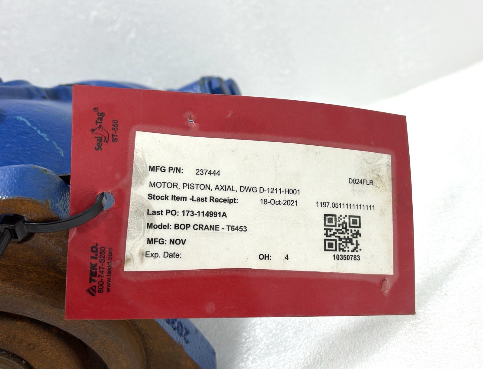 REXROTH AA2FM56/61W-VSD520 AXIAL PISTON MOTOR MNR: R902193184 FD:21W26 – NEW