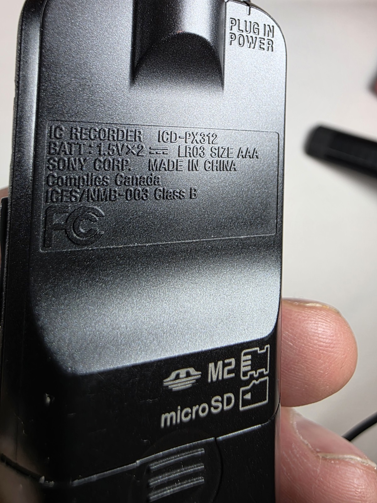 Sony ICD-PX312 Digital Voice Recorder Bundle with Lapel Mic & 512GB SD Card