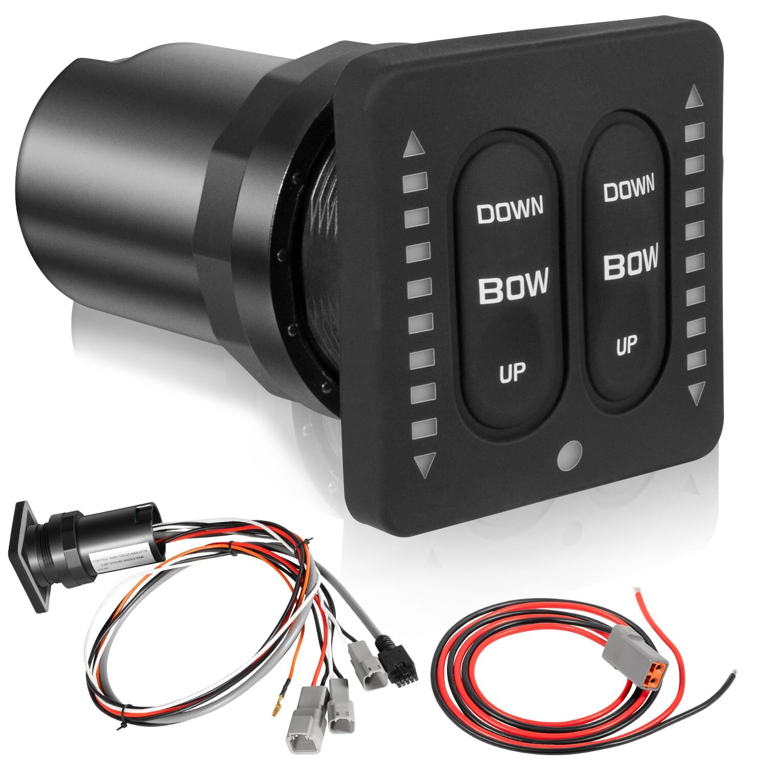 for Lenco 15170-001 Single Actuator LED Indicator Trim Tab Switch Kit W/ Pigtail