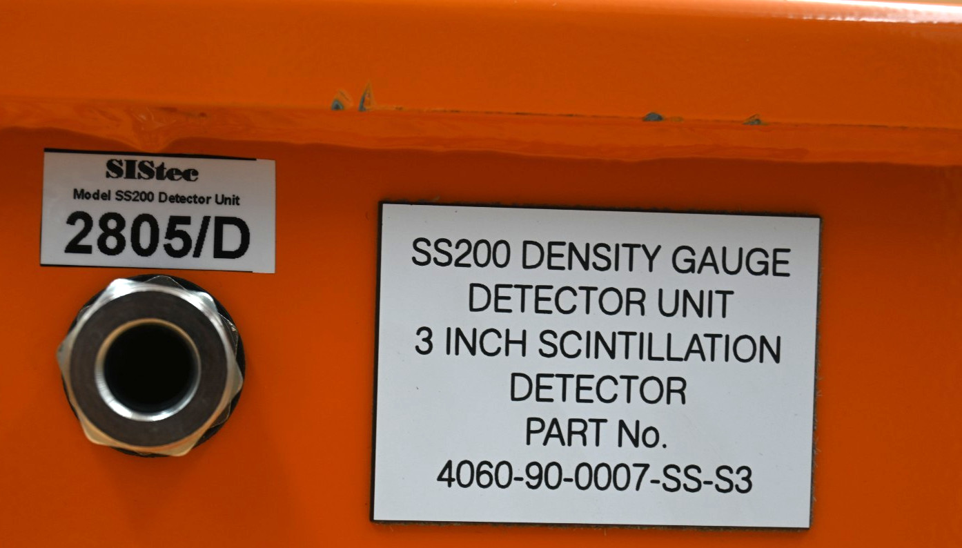 SIStec SS200 Nuclear Density Gauge 4060-90-0007-SS-S3 |Detector Unit