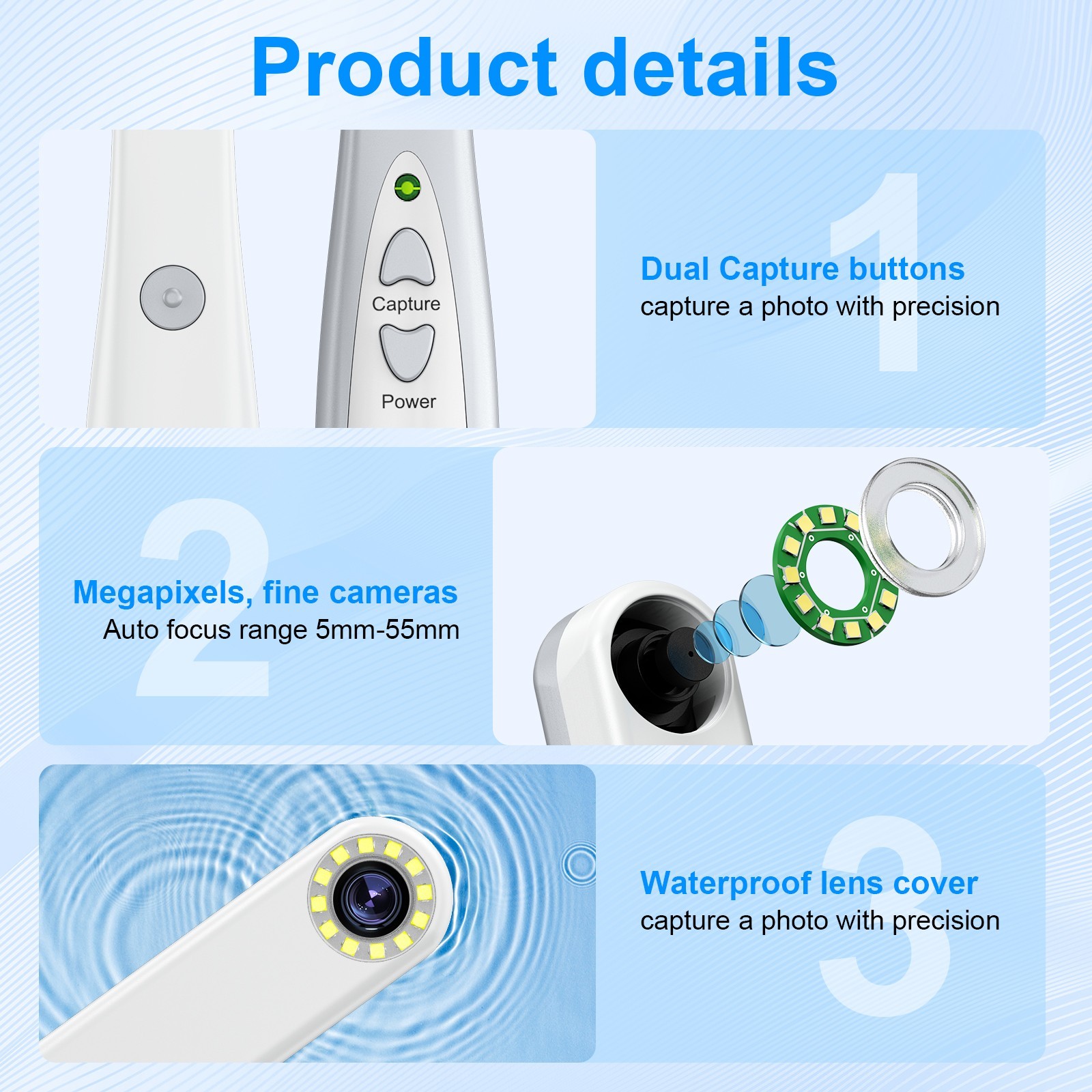 ProDENT Dental Intraoral Camera USB connection PD750 Fast US Ship