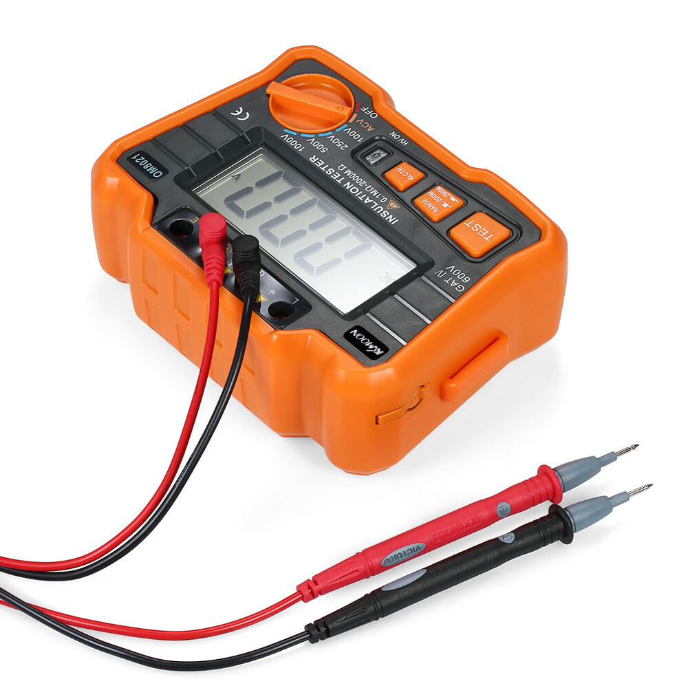 KKmoon Insulation Resistance Tester Meter 1000V Ground Megger Megohmmeter T6J5