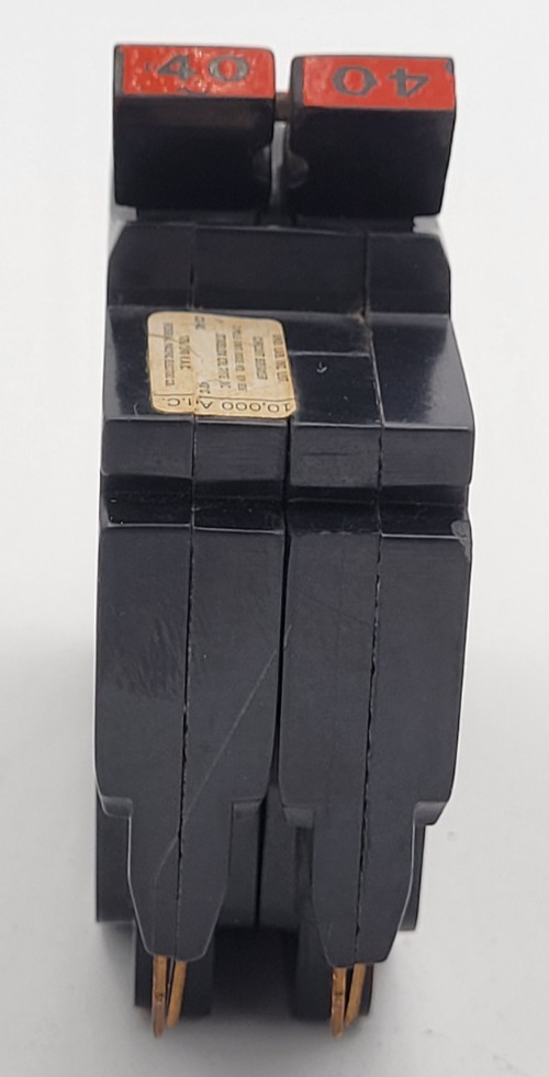 FPE NC0240 40 A 2-Pole Stab-Lok 120/240V Federal Pacific Circuit Breaker USED