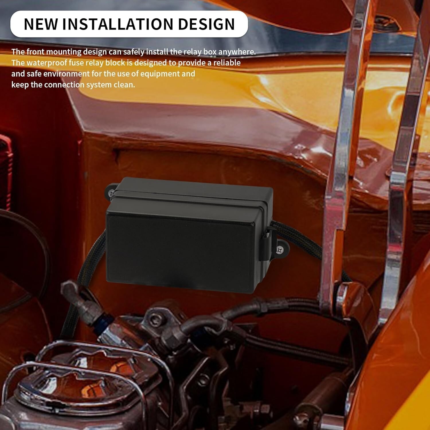 Heavy-Duty Pre-Wired 12V Fuse and Relay Box for Marine & Automotive Applications