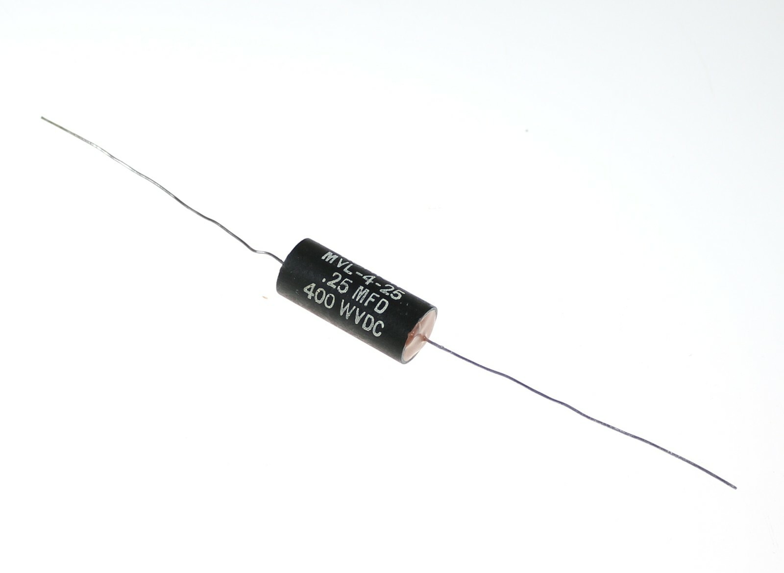 5x .25uF 400V DC Axial Metallized Paper Film Capacitor 400VDC .25mfd 400 Volts